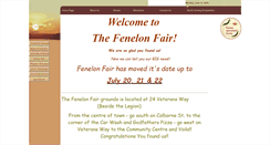 Desktop Screenshot of fenelonfair.ca