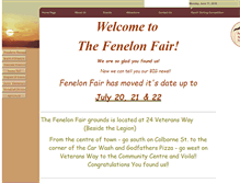 Tablet Screenshot of fenelonfair.ca